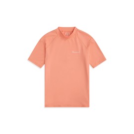 Animal Daisy Womens Logo Rash Vest - UPF 50+, Chlorine & Saltwater Resistant - Best for Beach, Swimming, Pool, Diving, Water Sports Light Pink Women's Size 6