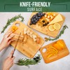 Daniks 100% Organic Bamboo Mini Cutting Board for Kitchen |