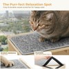 Pecute 2-in-1 Cat Window Perch & Wall Shelves, Cat Hammock