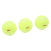 3Pcs Training Tennis Balls 2.6in Chemical Fiber Silicone Accurate Portable