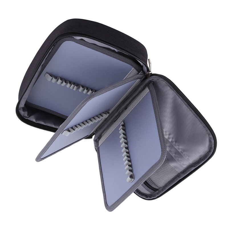 72 Slots Multifunction Foldable Fabric Pencil Case Large Capacity Zipper