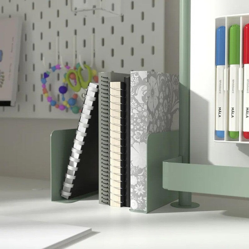 RELATERA LERERA Bookends - Light Grey Green 2 Piece 205.590.06
