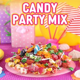 Ultimate Candy Variety Pack – 4 LB Bulk Bag of Individually Wrapped, Naturally Flavored Assorted Sweets – Perfect for Piñatas, Kids’ Parties & Birthday Games