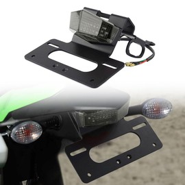 Xitomer Fender Eliminator Compatible with KLX230R 2020-2024 Tail Tidy Compatible with KLX 230R License Plate Holder with Tail light/License Plate Light (Smoke)