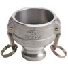 Aluminum 3 inch Female Camlock x 2 inch Male Camlock