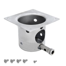 GasSaf Stainless Steel Fire Burn Pot Replacement for Traeger and Pit Boss Pellet Grills with Screws