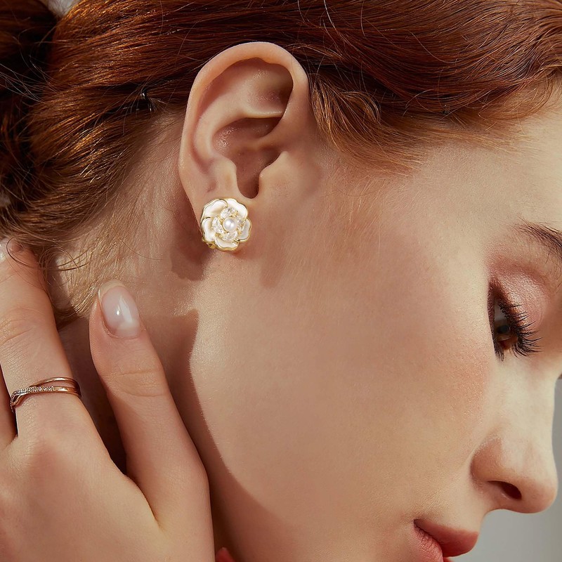 Clip On Earrings for Women 925 Sterling Silver Dangle Hypoallergenic