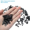 Unlorspy 100 Sets Black Picture Frame Backing Clips Metal Frame