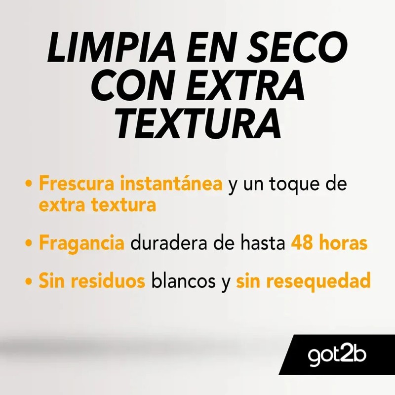 Shampoo en seco Got2b Texture 200ml