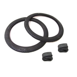Moped Tyre 2.50-16 Inner Tube Set (2 1/2 x 16 Inches) for Piaggio Vespa Ciao Bravo Si