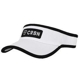 CRBN Pickleball - Performance Pickleball Visor - Lightweight & Breathable Athletic Visor, White