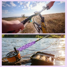 DMiotech Heat Shrink Sleeve Wrap Tubing x Tube Tubing for Fishing Rod Grips and Other Grips, Non Slip - Insulation - Waterproof 40'' Lengths, Dia 30mm Green Scales