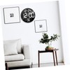 ULTECHNOVO Large LED Wall Clock with Remote Control Round Digital