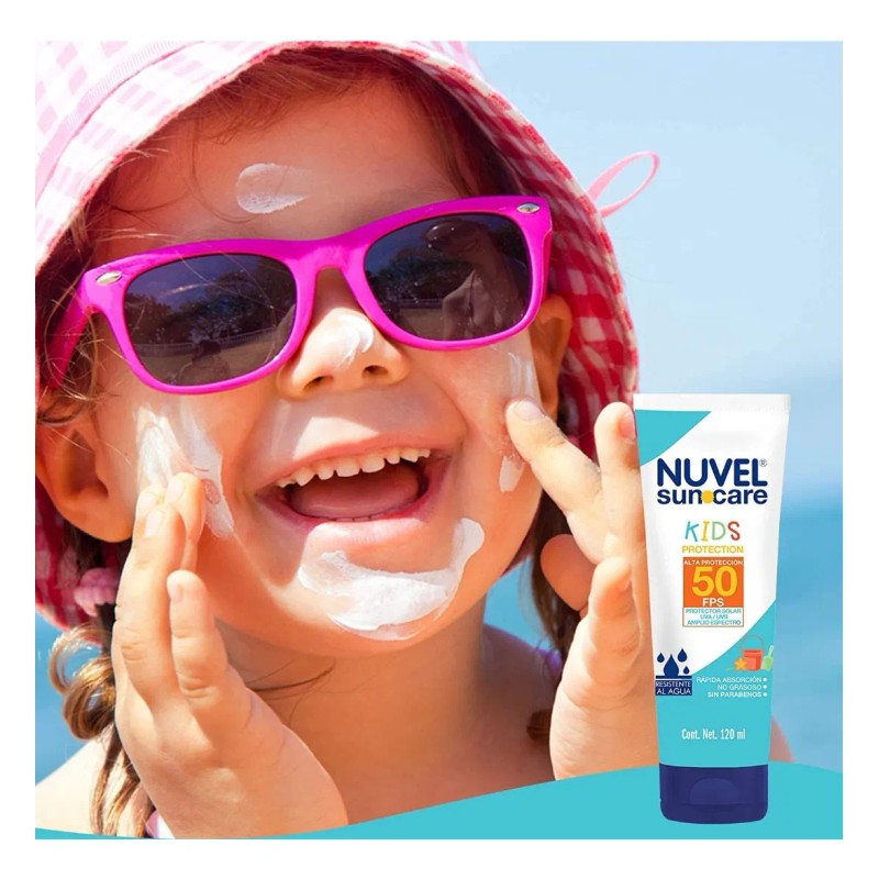 Protector Solar Infantil Nuvel Suncare Kids Fps Alta Protección 120ml