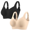 PoseFree Wireless Bras for Women Pack Full Coverage Comfortable &