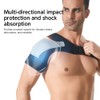 RUNZI Shoulder Stability Brace Adjustable Shoulder Support with Pressure Pad,
