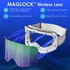 Powster Ski Goggles Snow OTG Snowboard Goggles Magnetic Interchangeable Lens