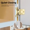 40 Pack 20 Pair Gold Cabinet Hinges - 3/8 inch