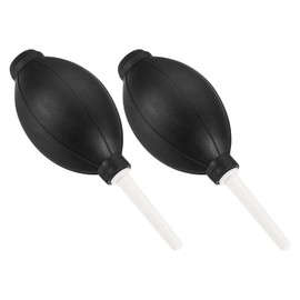 M METERXITY 2Pack Dust Ball Air Blower - Equipment Cleaning Rubber Remove Dust & Transfer Liquid, Apply to Computer/Camera Lens/Plants (5.79 x 2.09 Inches, Black)