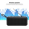 D6‑2 Wireless Bluetooth Speaker Mini Portable Solar Powered Subwoofer Support