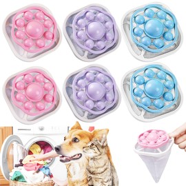 Pet Hair Remover Washing Machine, Washing Machine Filter Bag Hair Catcher Dog Hair Cat Hair Removal Washing Machine Lint Catcher Reusable Hair Filter Bag Floating Hair Filtering Mesh Removal