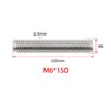 10pcs Steel Studding Threaded Bar Rod,Stainless Steel Threaded Rod Full