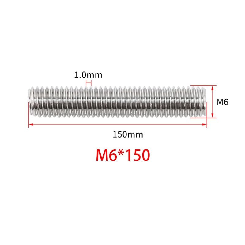 10pcs Steel Studding Threaded Bar Rod,Stainless Steel Threaded Rod Full