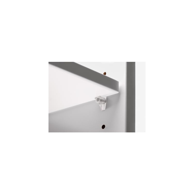 Pack of 20 Shelf Support 6 mm Plastic Transparent with