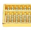 Chinese Mini Brass Abacus 9 Speed Educational Maths Calculator Tool
