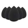 Beakey Esponjas Para Difuminar Mezclar Maquillaje 5 Piezas Negro