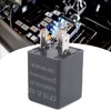 LED Flasher Relay, Non Polarity 12V 24V Universal ABS Normally