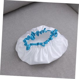 Mikinona Bathing Hat for Women Waterproof Shower Cap Soft Peva Elastic Band for Easy Fit Reusable