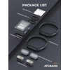 ATuMan Headlamps LED MH1 (2 Pack with Charging Case)