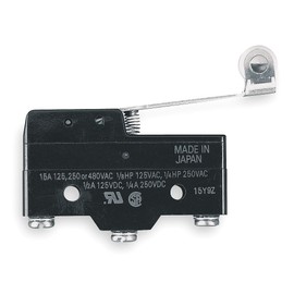 OMRON INDUSTRIAL AUTOMATION Z-15GW2-B7-K MICRO SWITCH, ROLLER LEVER, SPDT 15A 250V