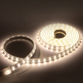 KISUFU 220 V LED Strip 3 m, 120 LEDs/m, Double Row LED Strip CRI≥95, Waterproof, Super Bright, Flexible LED Strip Light Strip with High Density for DIY Festival Decoration at Home, Bedroom