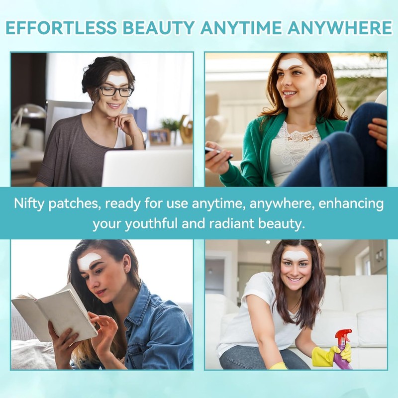 Parches Antiarrugas Para La Frente 10pcs - Suavizar Líneas Finas