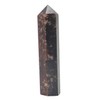 GEMSCITE 5 Pieces Garnet Pencils Points Crystal Healing for Jewelry