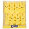 Easter Candy Peeps Yellow Marshmallow Bunnies, 8-ct. Packs