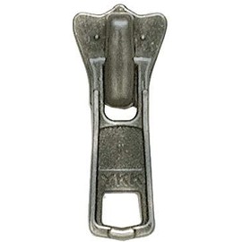 Ohio Travel Bag YKK Vislon Locking Slider, #5, Antique Nickel Finish, Zinc Alloy, 5V-1-ANTN