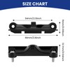 Aifeier ET 4PCS CPU Fan Bracket for AM4 Backplate, Black