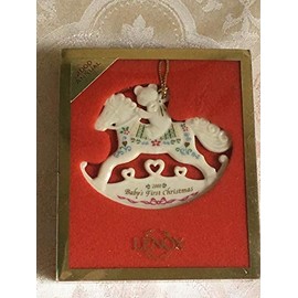 Lenox China 2000 Baby's First Christmas Ornament New in Box