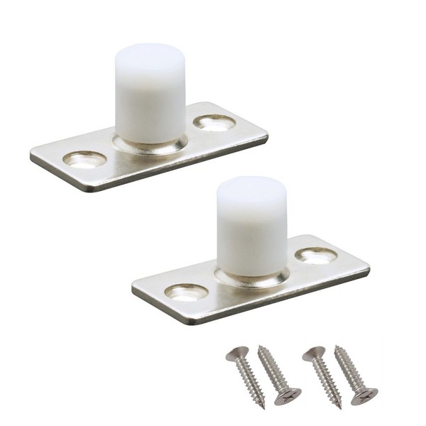 2 Piece Sliding Barn Door Roller Guide, Nylon Guide Wheels