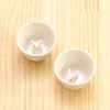 Bloom Mino Ware Mini Rabbit, Pair of Sake Cups, 16306