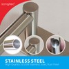 Songtec Bathroom Towel Bar 16-inch, No Drill Stick On Towel