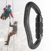 Outdoor Rock Climbing Carabiner Aluminum Alloy Auto Locking Safety Buckle