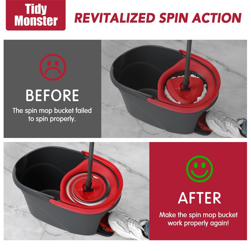 Pedal Bearing Replacement for OCedar Mop Bucket - Easy Fix