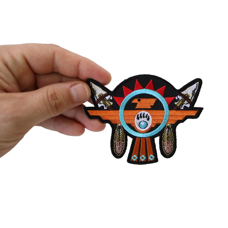 Native American Thunderbird Arrows Patch - 4x3.2 inch (P5881)