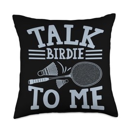 Talk Birdie To Me Throw Pillow