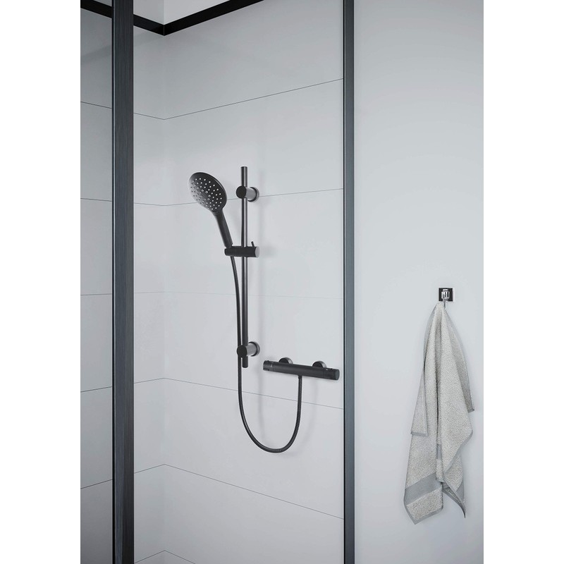 Cornat Noir TECB3375 Shower Hose 150 cm Length Stainless Steel