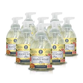 Nature's Oil Foaming Hand Soap, Lemon Sugar, 10 Fluid Ounces (Case of 8)